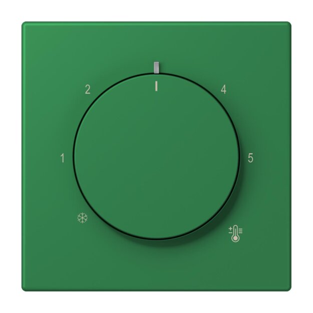 Jung LC1749BF219 Abdeckung für Thermostat LC32050 (Thermoplast lackiert) Vert Foncé Les Couleurs® Le Corbusier