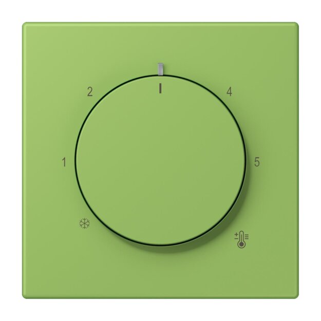 Jung LC1749BF220 Abdeckung für Thermostat LC32051 (Thermoplast lackiert) Vert 31 Les Couleurs® Le Corbusier
