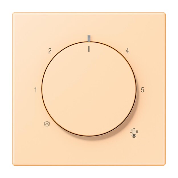 Jung LC1749BF223 Abdeckung für Thermostat LC32060 (Thermoplast lackiert) Ocre Les Couleurs® Le Corbusier