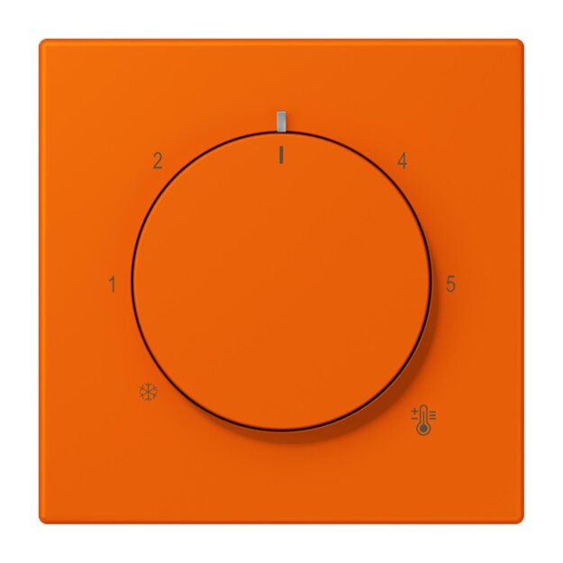 Jung LC1749BF224 Abdeckung für Thermostat LC32080 (Thermoplast lackiert) Orange Les Couleurs® Le Corbusier