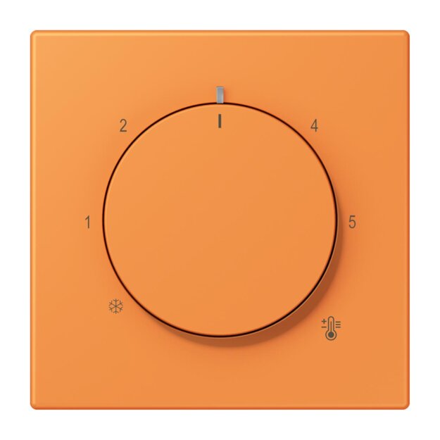 Jung LC1749BF225 Abdeckung für Thermostat LC32081 (Thermoplast lackiert) Orange Clair Les Couleurs® Le Corbusier