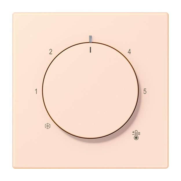 Jung LC1749BF226 Abdeckung für Thermostat LC32082 (Thermoplast lackiert) Orange Pâle Les Couleurs® Le Corbusier