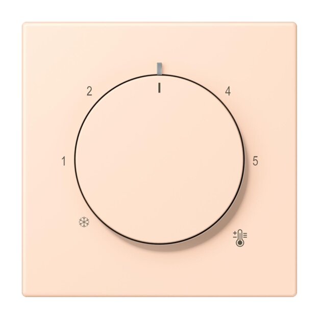 Jung LC1749BF228 Abdeckung für Thermostat LC32091 (Thermoplast lackiert) Rose Pâle Les Couleurs® Le Corbusier