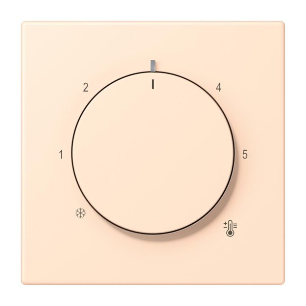 Jung LC1749BF238 Abdeckung für Thermostat LC32123 (Thermoplast lackiert) Terre Sienne Pâle Les Couleurs® Le Corbusier