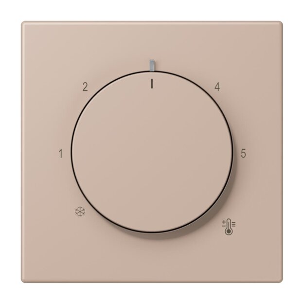Jung LC1749BF240 Abdeckung für Thermostat LC32131 (Thermoplast lackiert) Ombre Brûlée Claire Les Couleurs® Le Corbusier