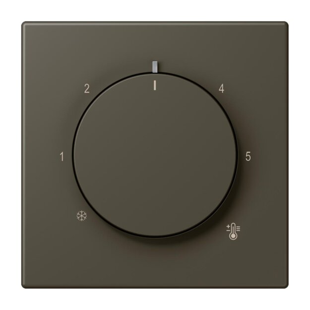 Jung LC1749BF241 Abdeckung für Thermostat LC32140 (Thermoplast lackiert) Ombre Naturelle 31 Les Couleurs® Le Corbusier