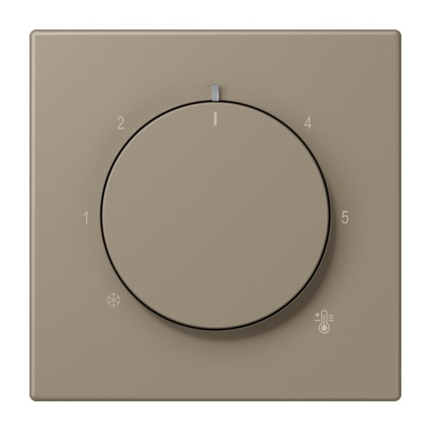 Jung LC1749BF242 Abdeckung für Thermostat LC32141 (Thermoplast lackiert) Ombre Naturelle Moyenne Les Couleurs® Le Corbusier