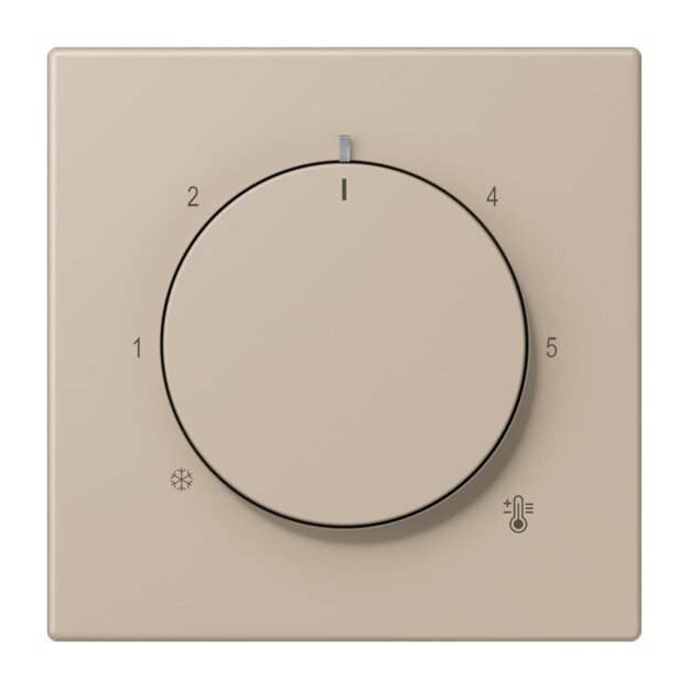 Jung LC1749BF243 Abdeckung für Thermostat LC32142 (Thermoplast lackiert) Ombre Naturelle Claire Les Couleurs® Le Corbusier