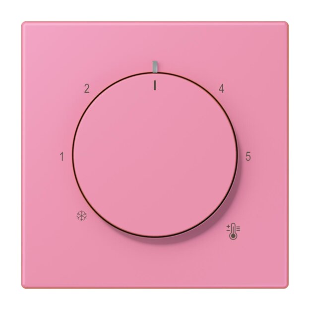 Jung LC1749BF246 Abdeckung für Thermostat LC4320C (Thermoplast lackiert) Rose Vif Les Couleurs® Le Corbusier