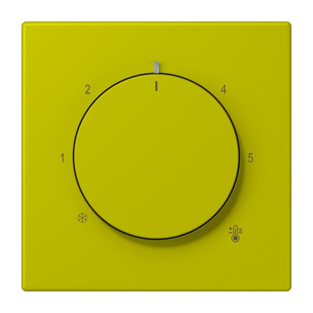 Jung LC1749BF249 Abdeckung für Thermostat LC4320F (Thermoplast lackiert) Vert Olive Vif Les Couleurs® Le Corbusier