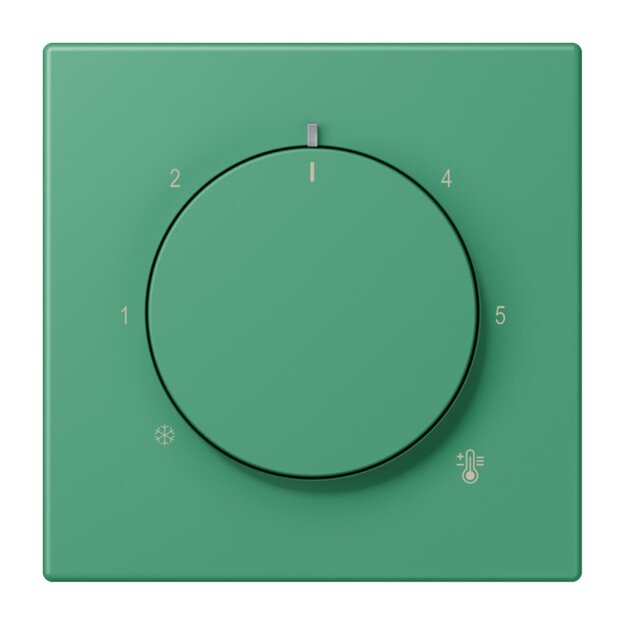 Jung LC1749BF250 Abdeckung für Thermostat LC4320G (Thermoplast lackiert) Vert 59 Les Couleurs® Le Corbusier
