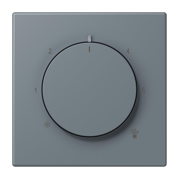 Jung LC1749BF251 Abdeckung für Thermostat LC4320H (Thermoplast lackiert) Gris 59 Les Couleurs® Le Corbusier
