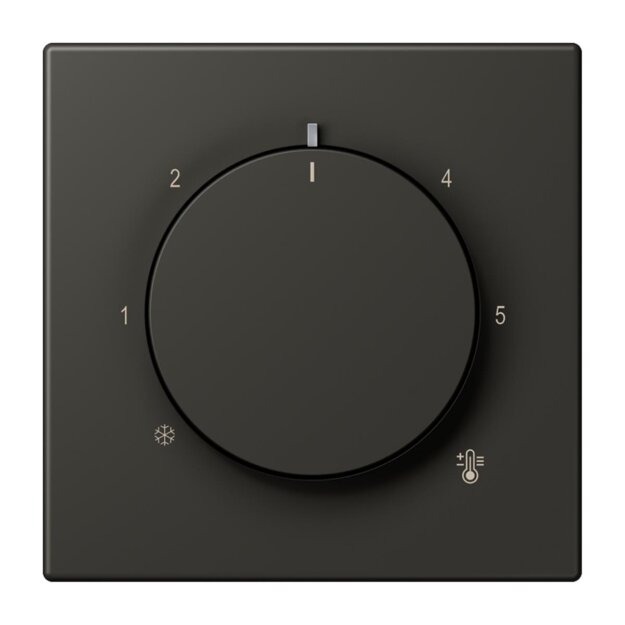 Jung LC1749BF259 Abdeckung für Thermostat LC4320R (Thermoplast lackiert) Ombre Naturelle 59 Les Couleurs® Le Corbusier
