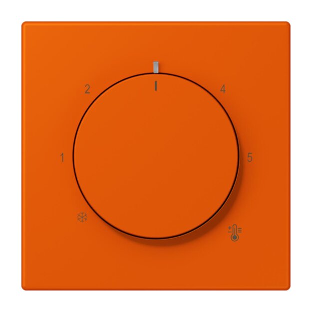 Jung LC1749BF260 Abdeckung für Thermostat LC4320S (Thermoplast lackiert) Orange Vif Les Couleurs® Le Corbusier