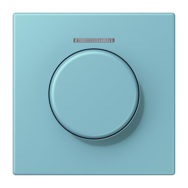 Jung LC1940KO5213 Abdeckung mit Lichtleiter für KNX Drehsensor LC32032 (Duroplast lackiert) Céruléen Moyen Les Couleurs® Le Corbusier