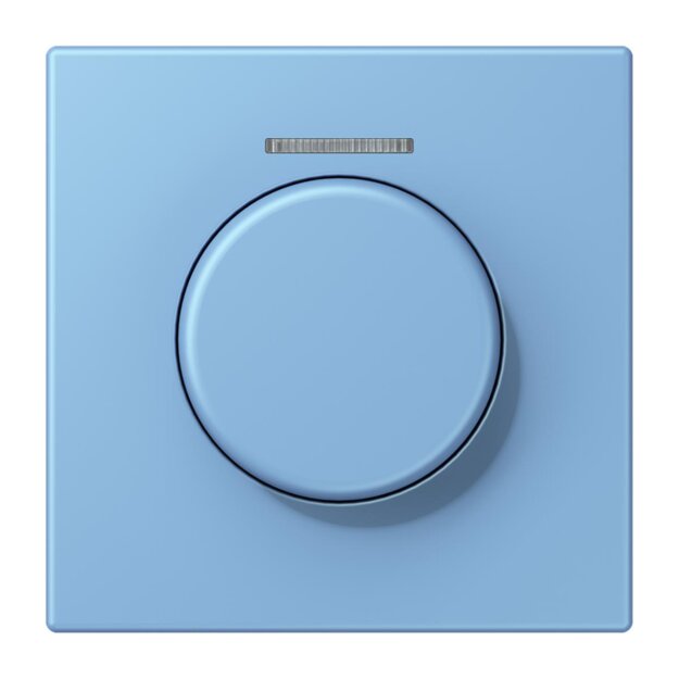 Jung LC1940KO5256 Abdeckung mit Lichtleiter für KNX Drehsensor LC4320N (Duroplast lackiert) Bleu Céruléen 59 Les Couleurs® Le Corbusier