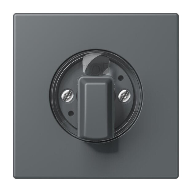 Jung LC1941202 Abdeckung für Drehschalter LC32010 (Duroplast lackiert) Gris Foncé 31 Les Couleurs® Le Corbusier