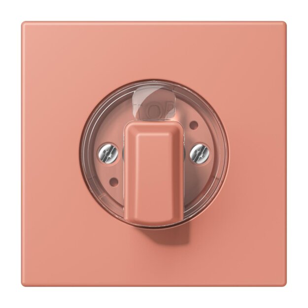 Jung LC1941233 Abdeckung für Drehschalter LC32111 (Duroplast lackiert) LOcre Rouge Moyen Les Couleurs® Le Corbusier