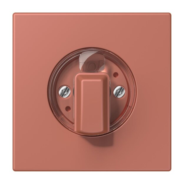 Jung LC1941236 Abdeckung für Drehschalter LC32121 (Duroplast lackiert) Terre Sienne Brique Les Couleurs® Le Corbusier