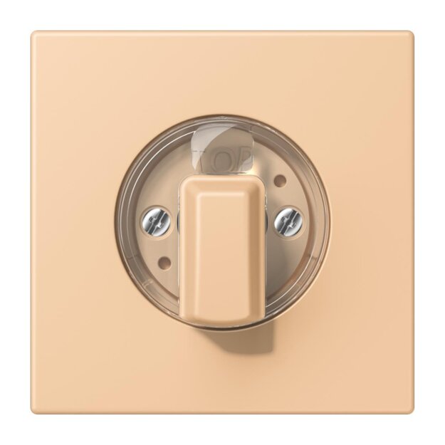 Jung LC1941237 Abdeckung für Drehschalter LC32122 (Duroplast lackiert) Terre Sienne Claire 31 Les Couleurs® Le Corbusier