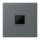 Jung LC1969-1WE202 Abdeckung (gerastet) für Modular-Jack-Steckbuchsen 1-fach (AMP, Radiall) (Thermoplast lackiert) Gris Foncé 31 Les Couleurs® Le Corbusier