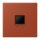 Jung LC1969-1WE232 Abdeckung (gerastet) für Modular-Jack-Steckbuchsen 1-fach (AMP, Radiall) (Thermoplast lackiert) LOcre Rouge Les Couleurs® Le Corbusier