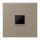 Jung LC1969-1WE242 Abdeckung (gerastet) für Modular-Jack-Steckbuchsen 1-fach (AMP, Radiall) (Thermoplast lackiert) Ombre Naturelle Moyenne Les Couleurs® Le Corbusier