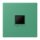 Jung LC1969-1WE250 Abdeckung (gerastet) für Modular-Jack-Steckbuchsen 1-fach (AMP, Radiall) (Thermoplast lackiert) Vert 59 Les Couleurs® Le Corbusier