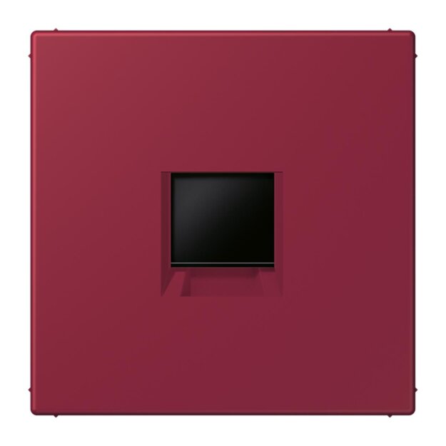 Jung LC1969-1WE255 Abdeckung (gerastet) für Modular-Jack-Steckbuchsen 1-fach (AMP, Radiall) (Thermoplast lackiert) Le Rubis Les Couleurs® Le Corbusier