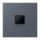 Jung LC1969-1WE262 Abdeckung (gerastet) für Modular-Jack-Steckbuchsen 1-fach (AMP, Radiall) (Thermoplast lackiert) Gris Fonce 59 Les Couleurs® Le Corbusier