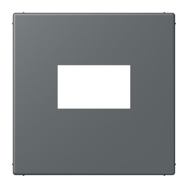 Jung LC1969USB202 Abdeckung für USB-Ladegerät LC3 (Thermoplast lackiert) Gris Foncé 31 Les Couleurs® Le Corbusier