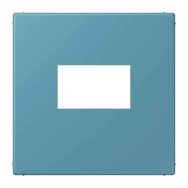 Jung LC1969USB212 Abdeckung für USB-Ladegerät LC3 (Thermoplast lackiert) Céruléen Vif Les Couleurs® Le Corbusier