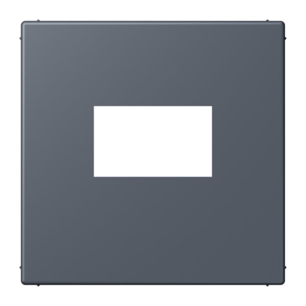 Jung LC1969USB262 Abdeckung für USB-Ladegerät LC4 (Thermoplast lackiert) Gris Fonce 59 Les Couleurs® Le Corbusier
