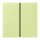 Jung LC401TSA222 Tastensatz komplett 1-fach LC32053 Vert Jaune Clair Les Couleurs® Le Corbusier