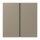 Jung LC401TSA242 Tastensatz komplett 1-fach LC32141 Ombre Naturelle Moyenne Les Couleurs® Le Corbusier