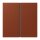 Jung LC401TSA247 Tastensatz komplett 1-fach LC4320D Terre Sienne Brûlée 59 Les Couleurs® Le Corbusier
