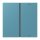 Jung LC401TSAP212 Taste 1-fach F40 LC32031 (Thermoplast) Céruléen Vif Les Couleurs® Le Corbusier