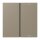 Jung LC401TSAP242 Taste 1-fach F40 LC32141 (Thermoplast) Ombre Naturelle Moyenne Les Couleurs® Le Corbusier