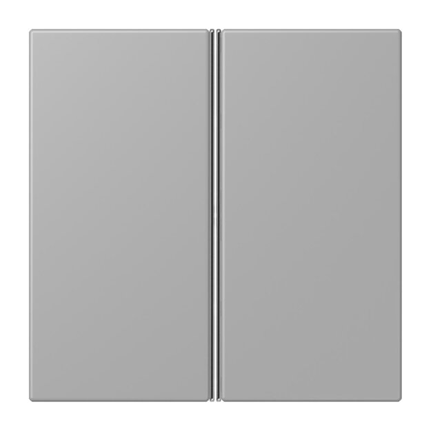 Jung LC402TSA204 Tastensatz 2-fach F40 LC32012 Gris Moyen Les Couleurs® Le Corbusier