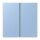 Jung LC402TSA207 Tastensatz 2-fach F40 LC32021 Outremer Moyen Les Couleurs® Le Corbusier