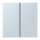 Jung LC402TSA209 Tastensatz 2-fach F40 LC32023 Outremer Pale Les Couleurs® Le Corbusier
