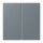 Jung LC402TSA251 Tastensatz 2-fach F40 LC4320H Gris 59 Les Couleurs® Le Corbusier
