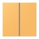 Jung LC402TSA254 Tastensatz 2-fach F40 LC4320L Ocre Jaune...