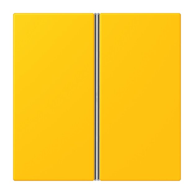 Jung LC402TSA263 Tastensatz 2-fach F40 LC4320W Le Jaune Vif Les Couleurs® Le Corbusier