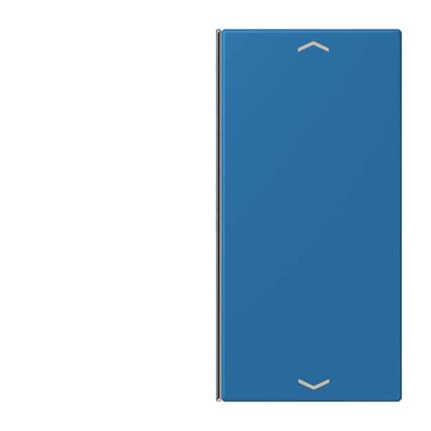 Jung LC402TSAP211 Taste 2-fach F40 LC32030 (Thermoplast) Bleu Céruléen 31 Les Couleurs® Le Corbusier