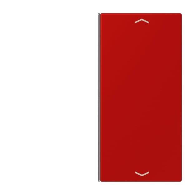 Jung LC402TSAP227 Taste 2-fach F40 LC32090 (Thermoplast) Rouge Vermillon 31 Les Couleurs® Le Corbusier