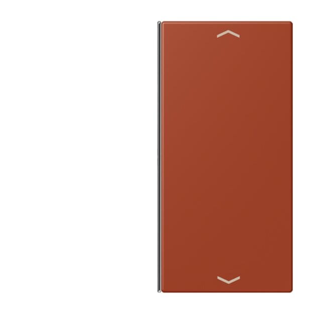 Jung LC402TSAP232 Taste 2-fach F40 LC32110 (Thermoplast) LOcre Rouge Les Couleurs® Le Corbusier