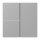 Jung LC403TSA204 Tastensatz 3-fach F40 LC32012 Gris Moyen Les Couleurs® Le Corbusier