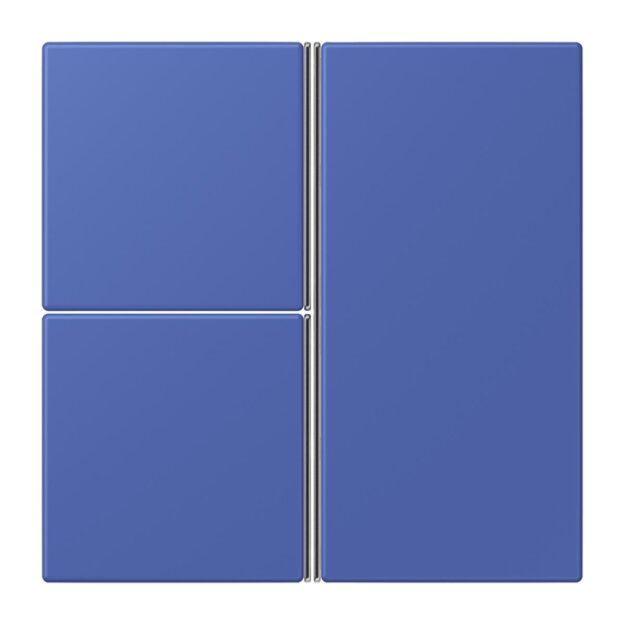 Jung LC403TSA206 Tastensatz 3-fach F40 LC32020 Bleu Outremer 31 Les Couleurs® Le Corbusier