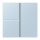 Jung LC403TSA208 Tastensatz 3-fach F40 LC32022 Outremerclair Les Couleurs® Le Corbusier